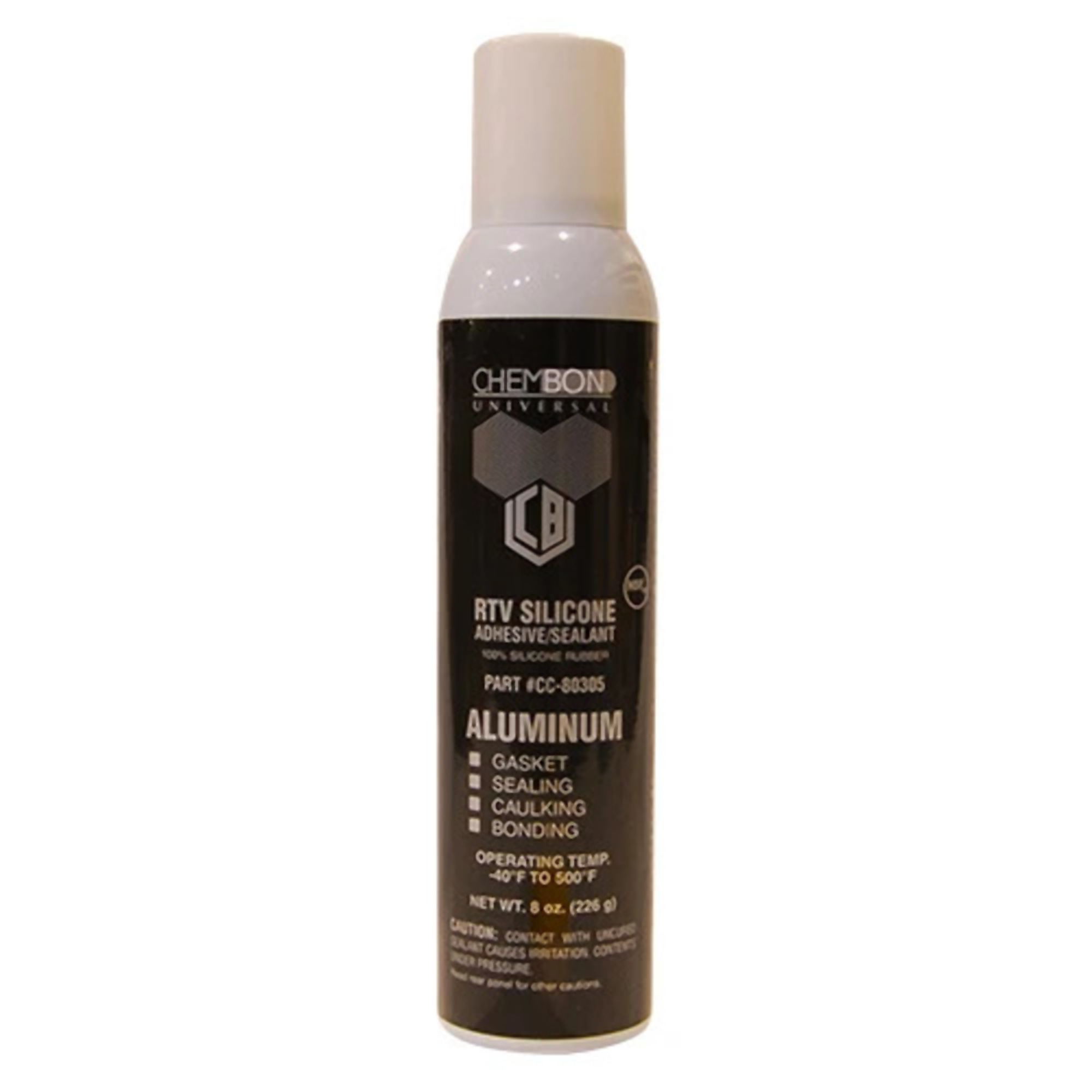 Adaseal Chembon Aluminum RTV Silicone Sealant - 8oz Pressurized Can, 12PK